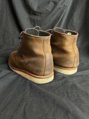Thursday Boot Diplomat Leather Brown Adobe Arizona Moc Toe Mens 12 Vibram Wedge - Thumbnail 4