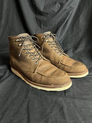 Thursday Boot Diplomat Leather Brown Adobe Arizona Moc Toe Mens 12 Vibram Wedge - Thumbnail 7