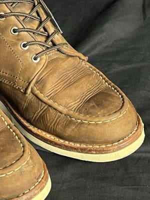 Thursday Boot Diplomat Leather Brown Adobe Arizona Moc Toe Mens 12 Vibram Wedge - Thumbnail 9