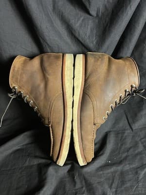 Thursday Boot Diplomat Leather Brown Adobe Arizona Moc Toe Mens 12 Vibram Wedge - Thumbnail 13