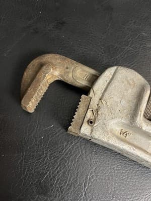 Truecraft 1714 14" Aluminum Heavy Duty AL Pipe Monkey Wrench Tool Adjustable USA - Thumbnail 4