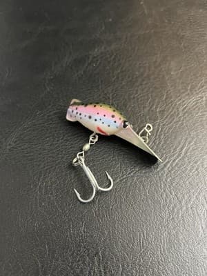VTG Luhr Jensen Hot Shot 30 Color Steelhead Trout Dot Green Pink Fishing Lure - Thumbnail 2