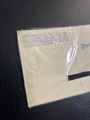 Vintage BOSTON MASS MA Fenway Park BASEBALL STADIUM Night Postcard Red Sox USA - Thumbnail 5