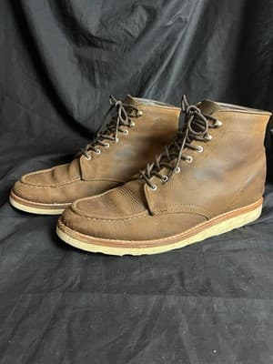 Thursday Boot Diplomat Leather Brown Adobe Arizona Moc Toe Mens 12 Vibram Wedge - Thumbnail 2