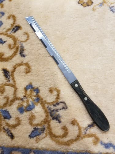 VTG Edaco Universal All Purpose Double Cut Serrated Stainless Knife Germany Rare - Image 1