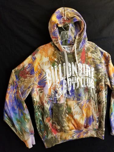 Billionaire Boys Club Portal Logo French Terry Graphic Hoody Mens S Art Abstract - Thumbnail 4