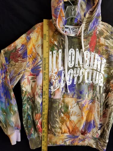 Billionaire Boys Club Portal Logo French Terry Graphic Hoody Mens S Art Abstract - Thumbnail 9