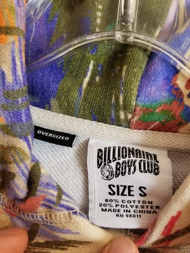 Billionaire Boys Club Portal Logo French Terry Graphic Hoody Mens S Art Abstract - Thumbnail 5