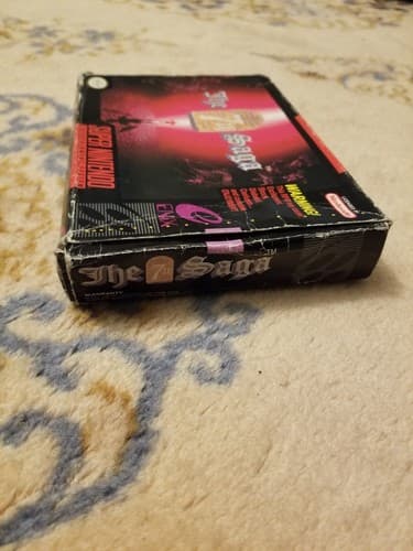 Vtg The 7th Saga Super Nintendo SNES 1993 Authentic Game + Box Video Game - Thumbnail 13