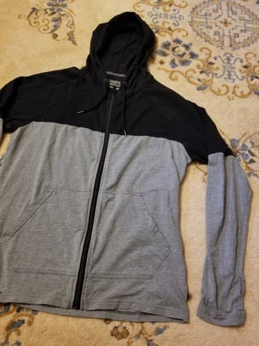 Rare Mens M Outdoor Research Fifth Force Hoody Coat Jacket Hoodie Hooded Grey - Thumbnail 2