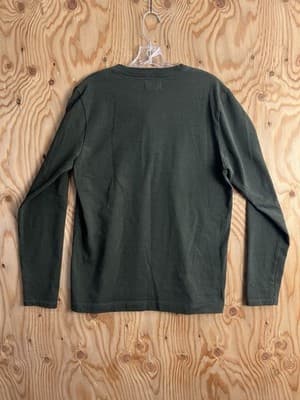 Taylor Stitch Shirt Mens M 40 Green Henley Long Sleeve Outdoor Heavyweight - Thumbnail 5