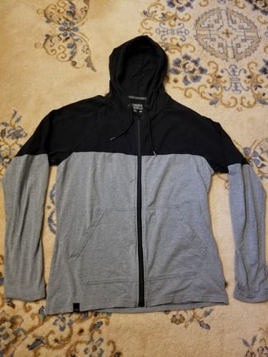 Rare Mens M Outdoor Research Fifth Force Hoody Coat Jacket Hoodie Hooded Grey - Image 1