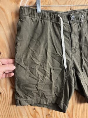 Vuori Ripstop Shorts Mens XL V370 Drawstring Elastic Waist 8" Inseam Pockets - Thumbnail 2