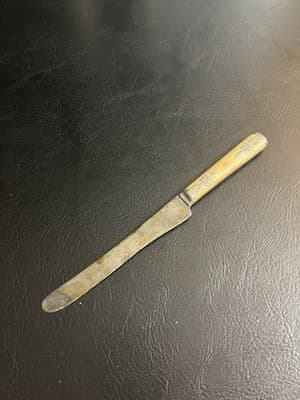 VTG Antique Civil War Era Knife Handle Northampton Cutlery High Carbon Butter - Image 1
