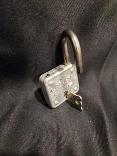 Vintage Master Lock Co. # 66 Padlock ~ Lock with Key - Image 1