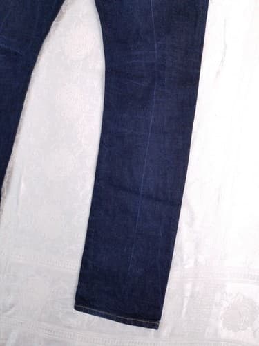 Taylor Stitch Slim Selvedge Denim Jeans Mens 33x36 *32x33 Blue Button Pants - Thumbnail 8