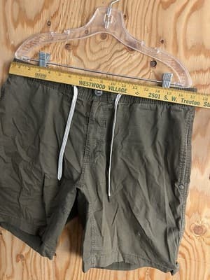 Vuori Ripstop Shorts Mens XL V370 Drawstring Elastic Waist 8" Inseam Pockets - Thumbnail 14