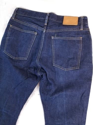 Taylor Stitch Slim Selvedge Denim Jeans Mens 33x36 *32x33 Blue Button Pants - Thumbnail 7
