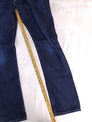 Taylor Stitch Slim Selvedge Denim Jeans Mens 33x36 *32x33 Blue Button Pants - Thumbnail 10