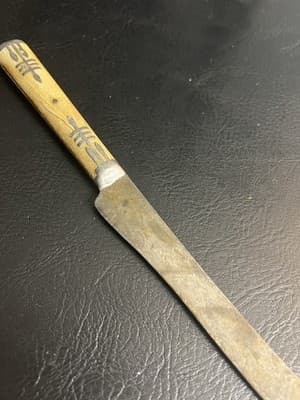 VTG Antique Civil War Era Knife Handle Northampton Cutlery High Carbon Butter - Thumbnail 7