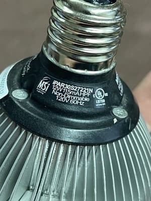 Lot Of 9 MSi Solid State Lighting iPAR30S27221N 12W Non-Dimmable 120v 60Hz Set - Thumbnail 6
