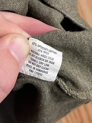 Taylor Stitch Shirt Mens M 40 Green Henley Long Sleeve Outdoor Heavyweight - Thumbnail 5