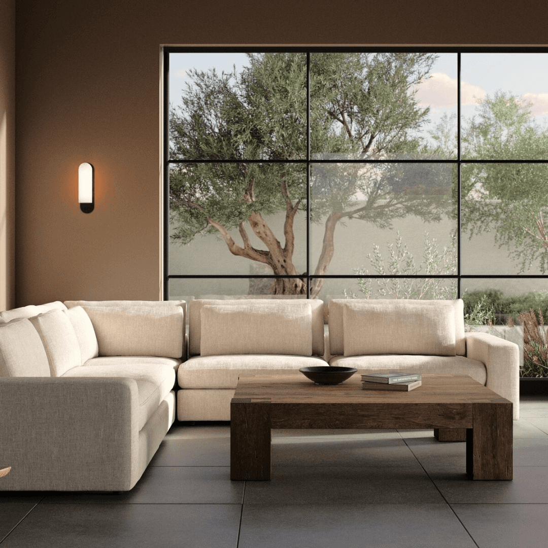 Ebern Designs Icelyn 3 - Piece Modern and Soft Upholstered Corner Sectional with 6 Throw Pillows - Image 1