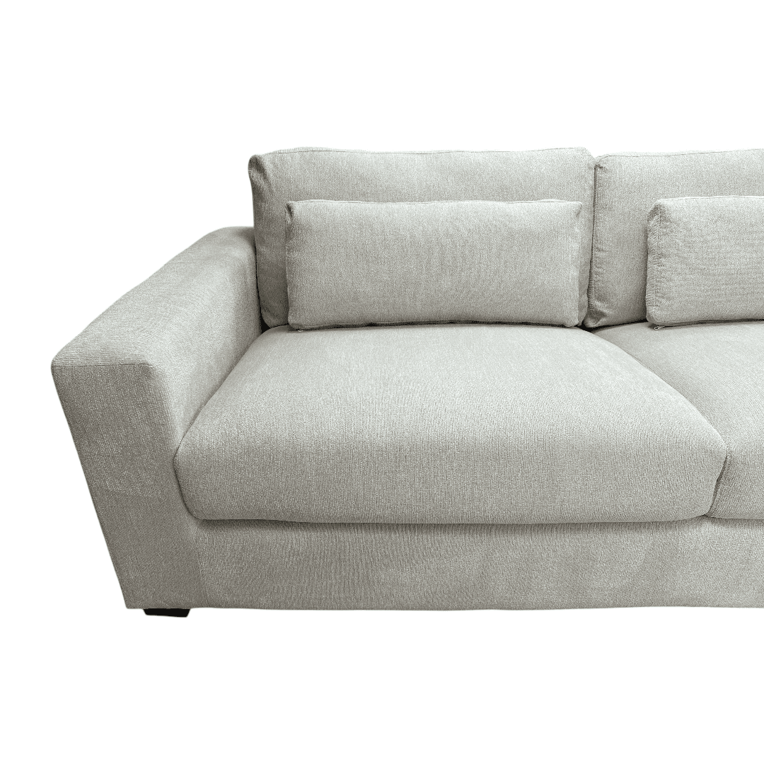 Ebern Designs Icelyn 3 - Piece Modern and Soft Upholstered Corner Sectional with 6 Throw Pillows - Thumbnail 10