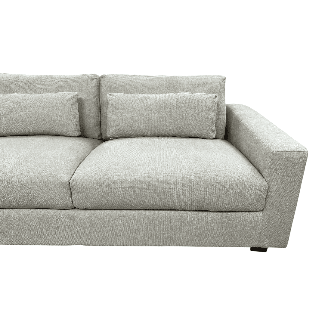 Ebern Designs Icelyn 3 - Piece Modern and Soft Upholstered Corner Sectional with 6 Throw Pillows - Thumbnail 14