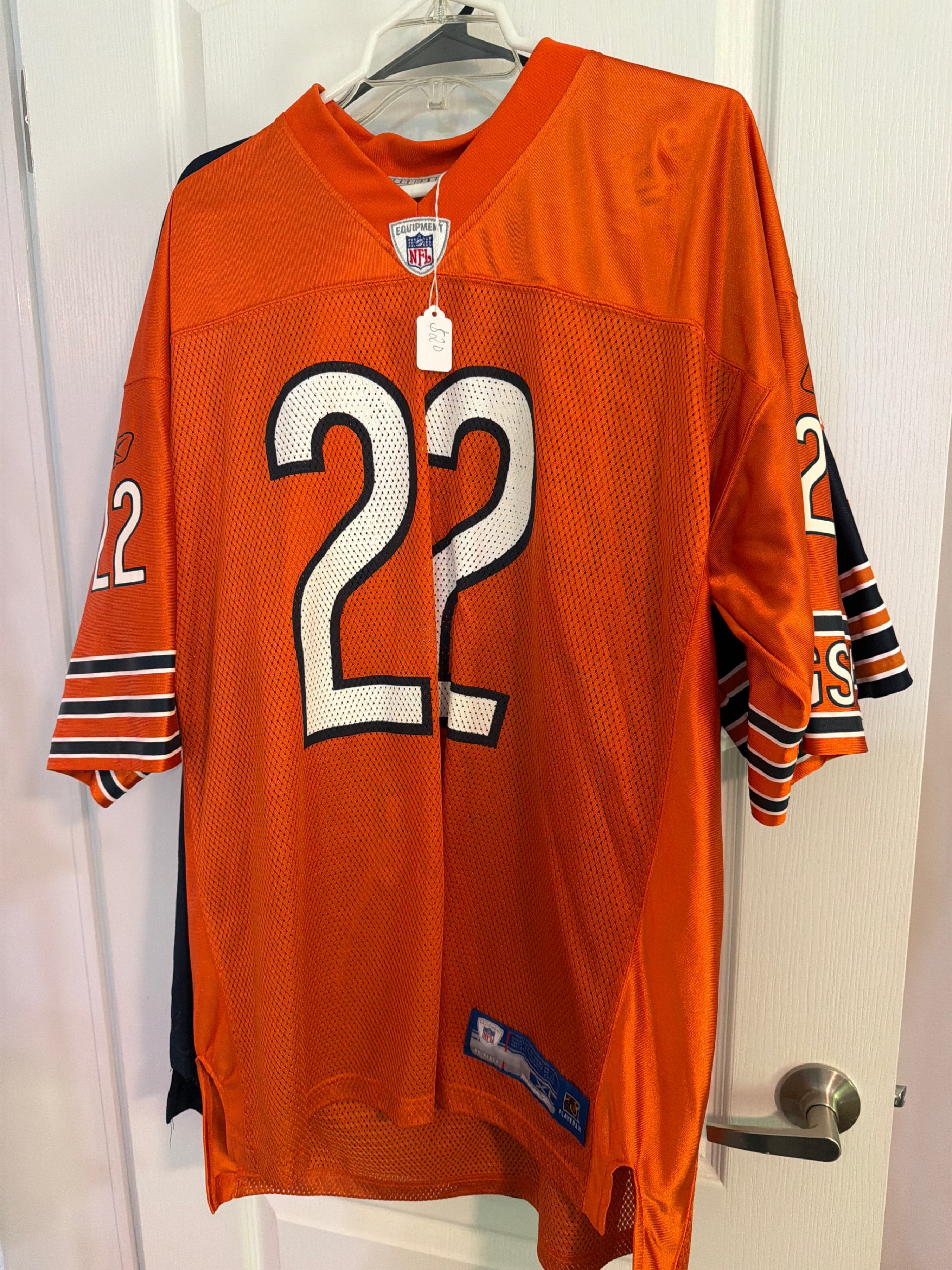 Reebok NFL Chicago Bears #22 Jersey Orange Size 50 - Image 1