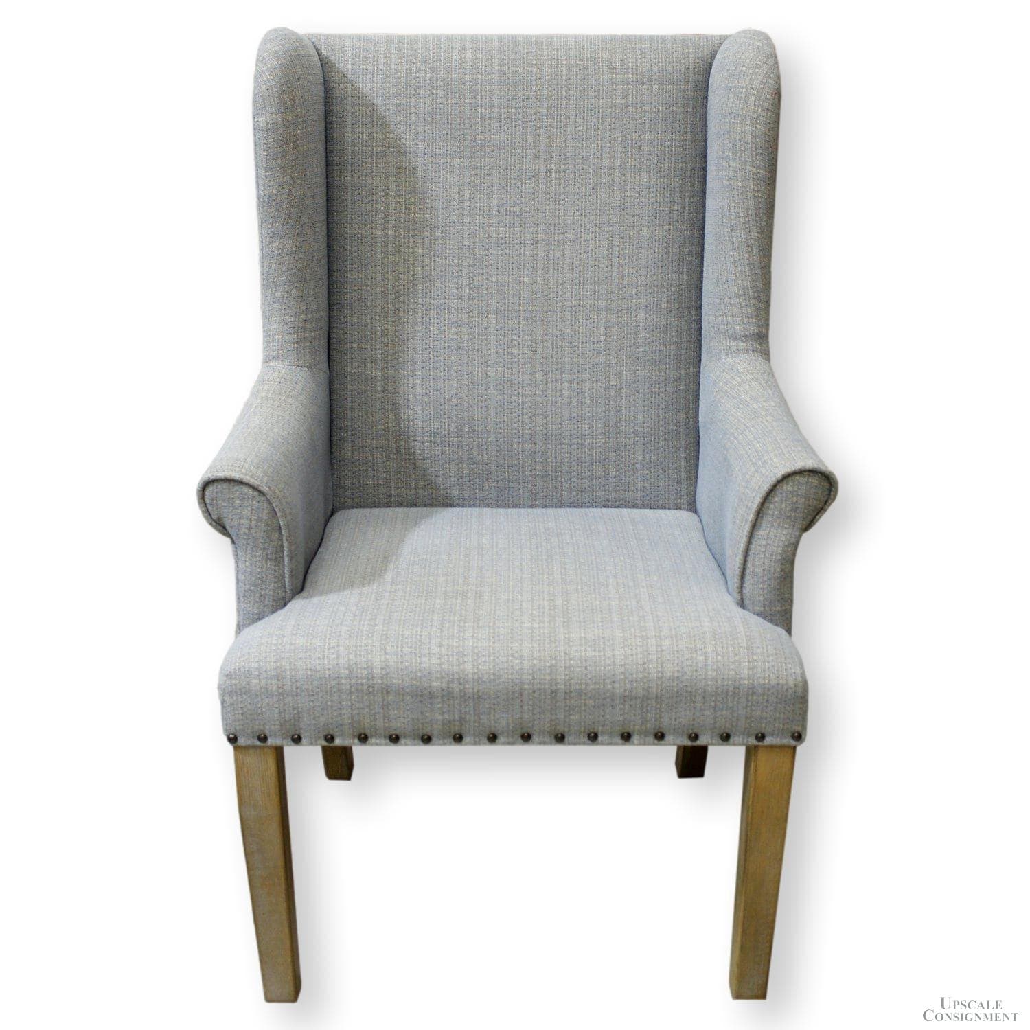 Ashley "Ollesburg" Gray Wingback Chair - Gray - Image 1
