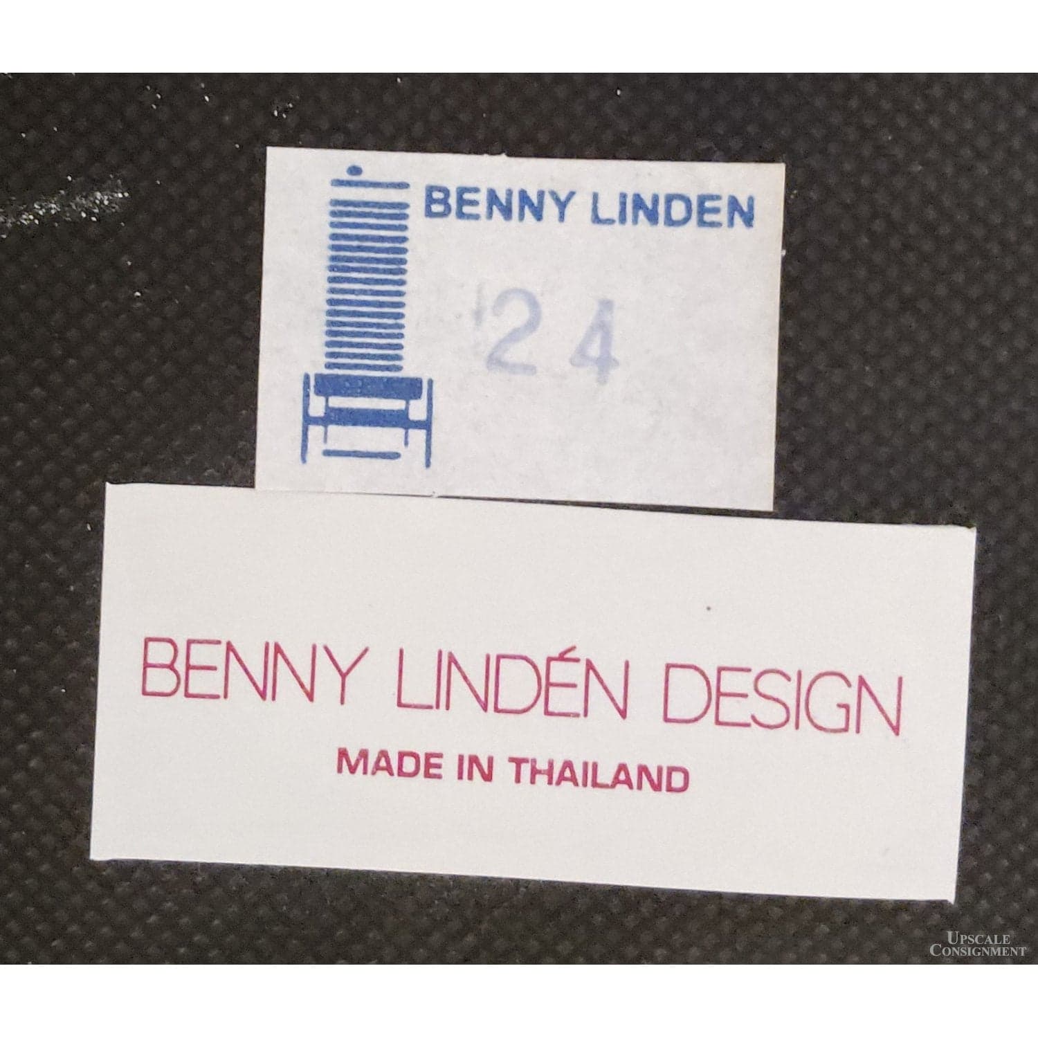 Benny Linden Design Pair of Teak Counter Stools - Thumbnail 4
