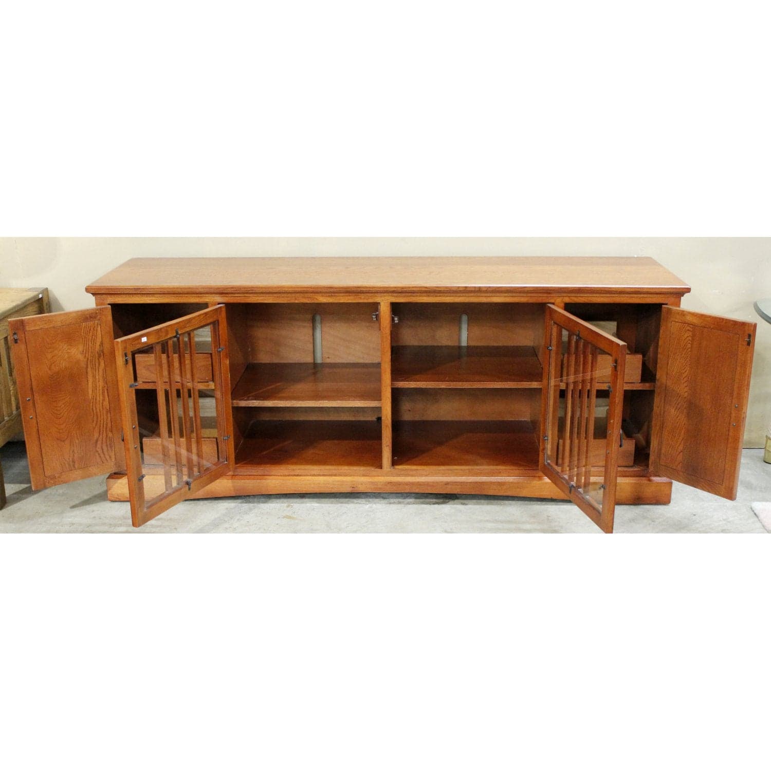 Oak Media Console - Thumbnail 2