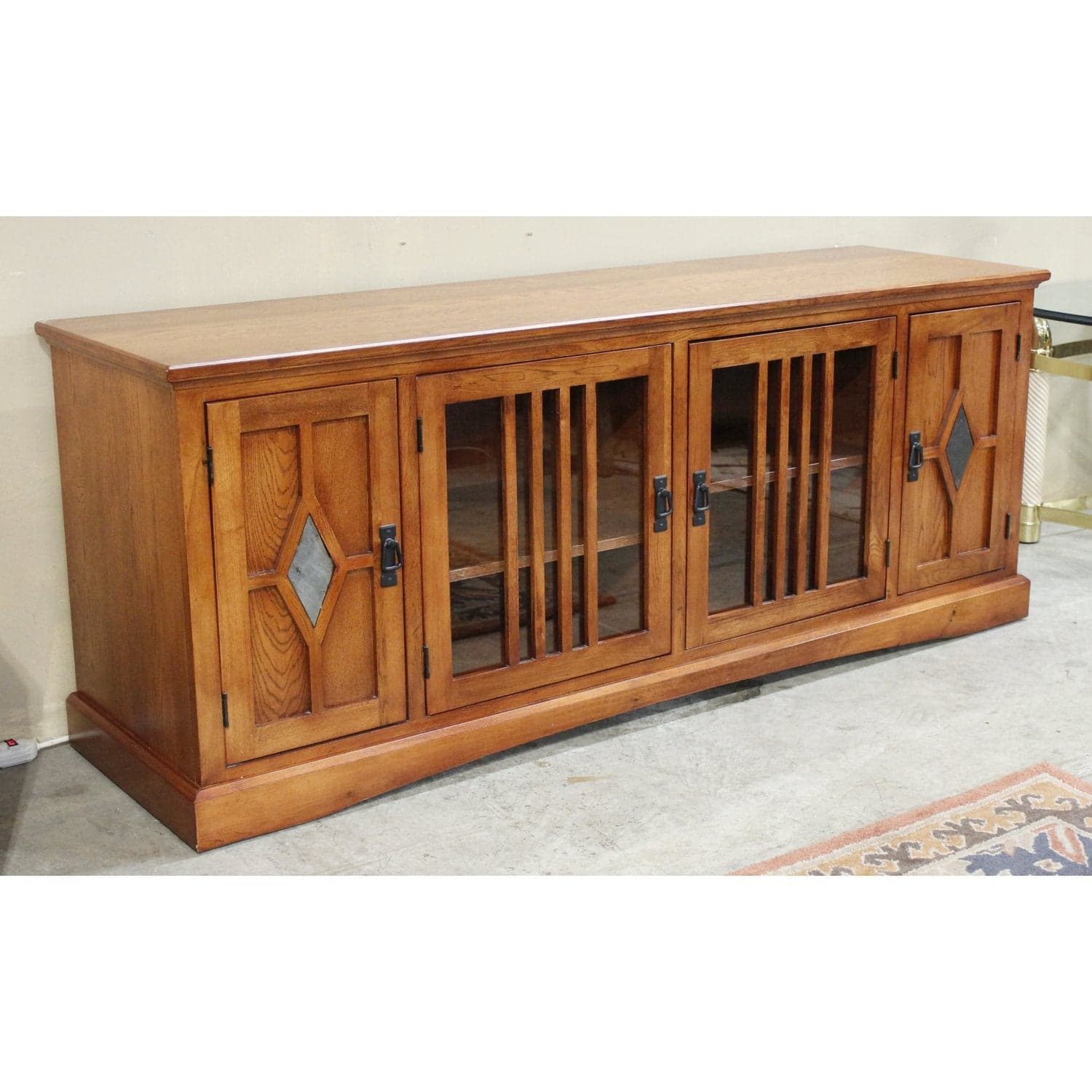 Oak Media Console - Thumbnail 3