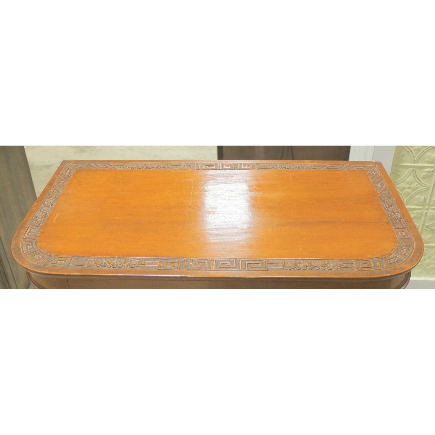 Asian Style Ornately Carved Bar Cabinet w/Elevator Lift - Thumbnail 6