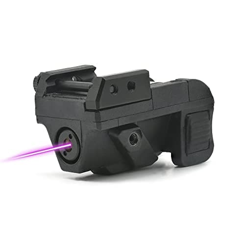 HiLight P3P Purple Laser Beam for Compact Pistol Compatible Portable, Military Grade Aluminum Ultra Low Profile Purple Dot Sight for Glock Pistol Hand - Thumbnail 4
