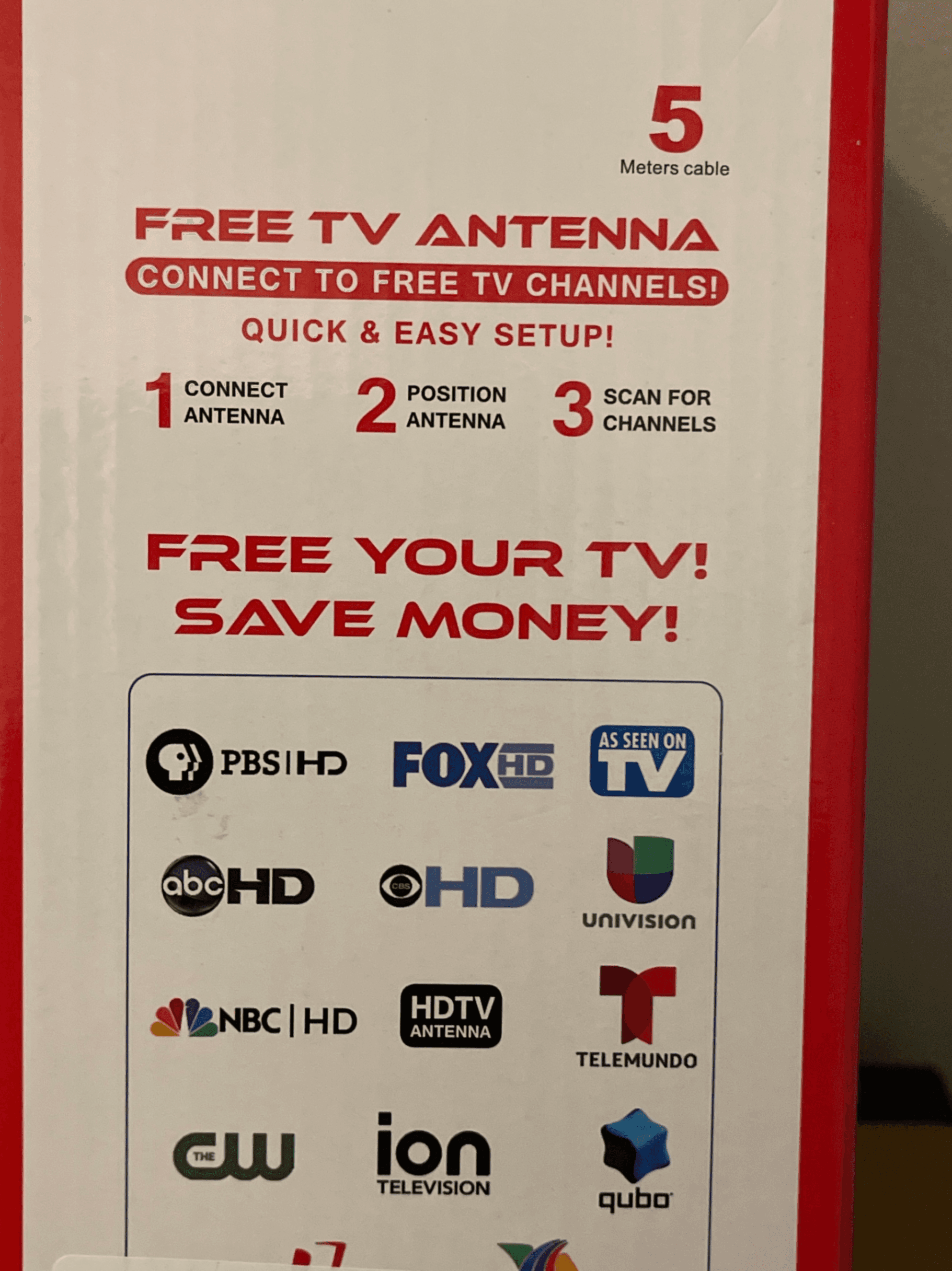 HDTV Antenna 25dBi Free TV Channels - Thumbnail 2