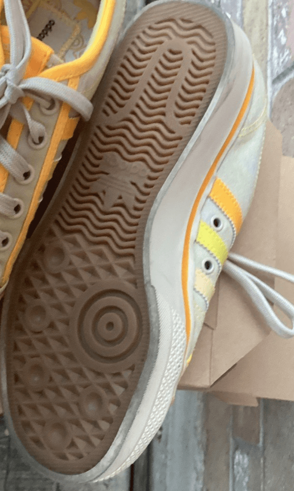 Adidas Nizza Platform Women's Sneakers Size 6 GX4607 Almost Yellow Orange Tint - Thumbnail 3