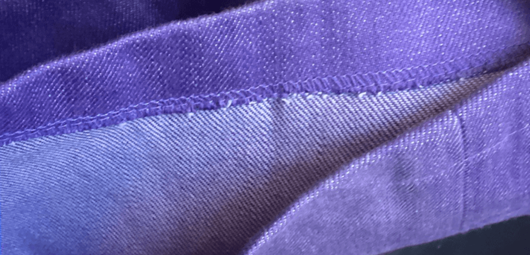 VTG 90s Levi’s 501 Purple Garment Dyed Jean Shorts Men’s 31x30 Button Fly - Thumbnail 7