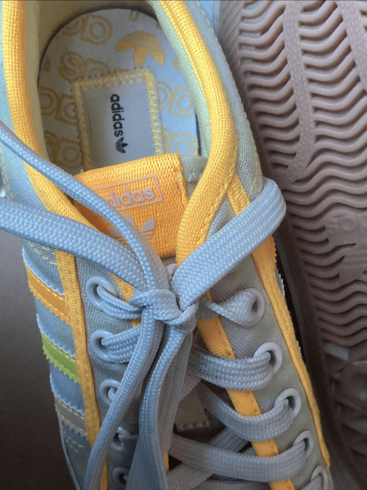 Adidas Nizza Platform Women's Sneakers Size 6 GX4607 Almost Yellow Orange Tint - Thumbnail 5