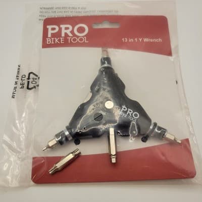 PRO BIKE TOOL 13-in-1 Multi Wrench & CO2 Inflator Set - NEW - Thumbnail 4