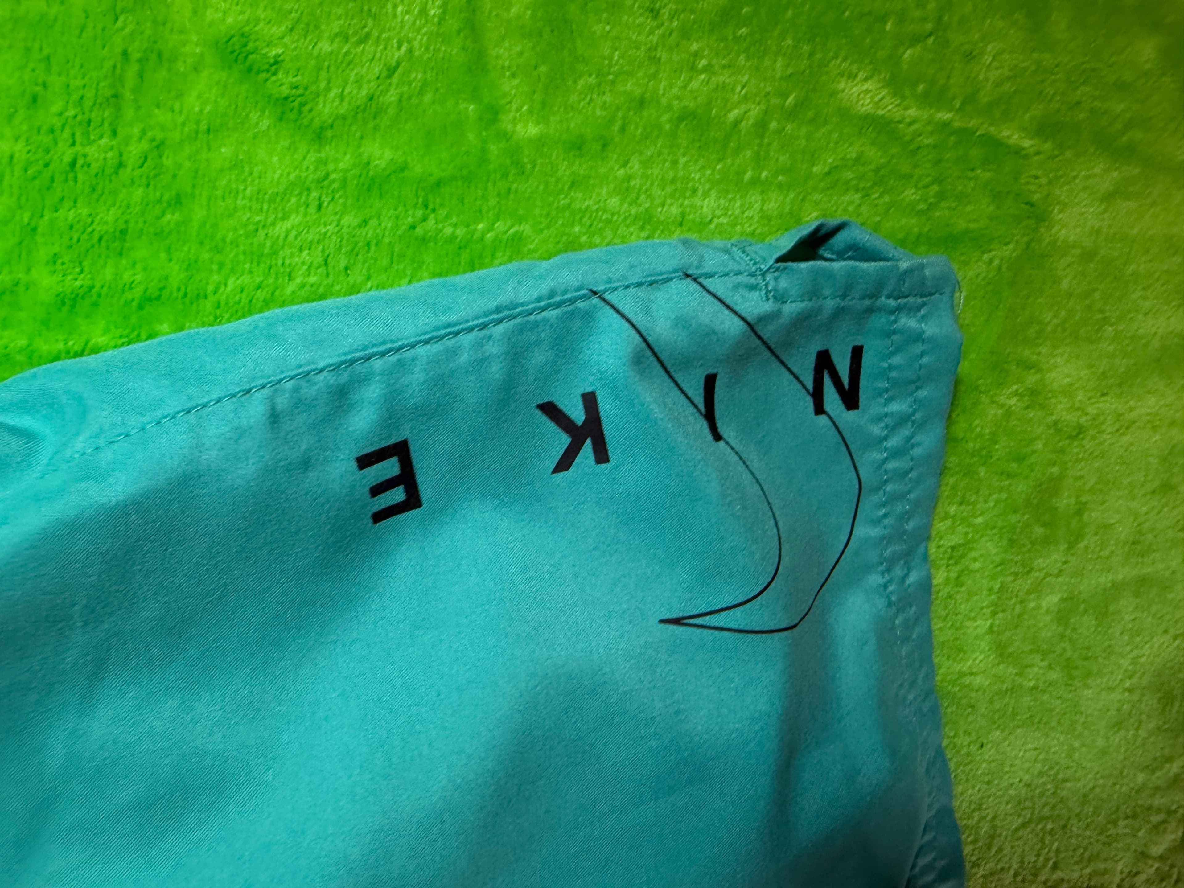 Nike Men's XXL Teal Swim Shorts with Logo - Thumbnail 4
