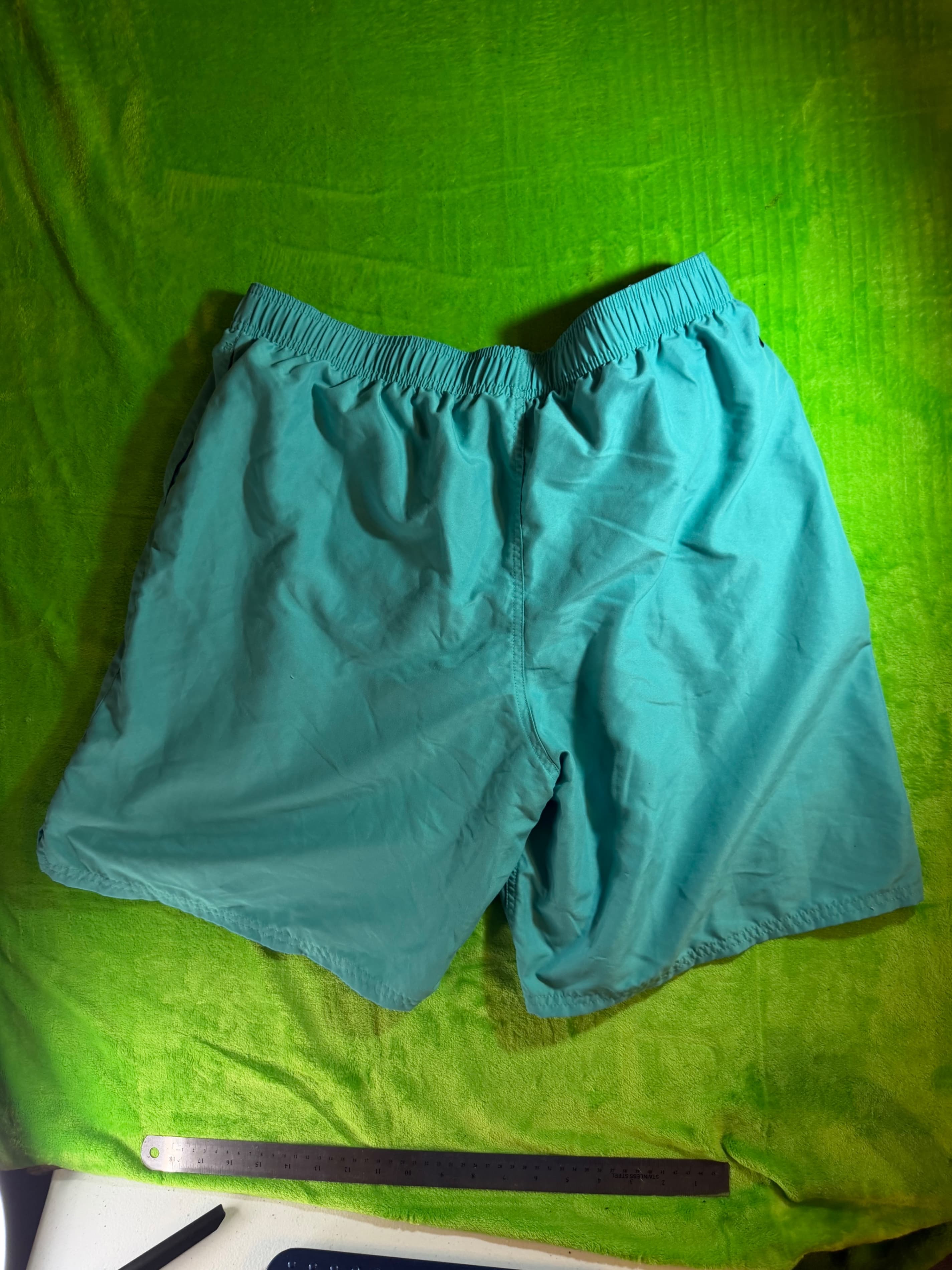 Nike Men's XXL Teal Swim Shorts with Logo - Thumbnail 2