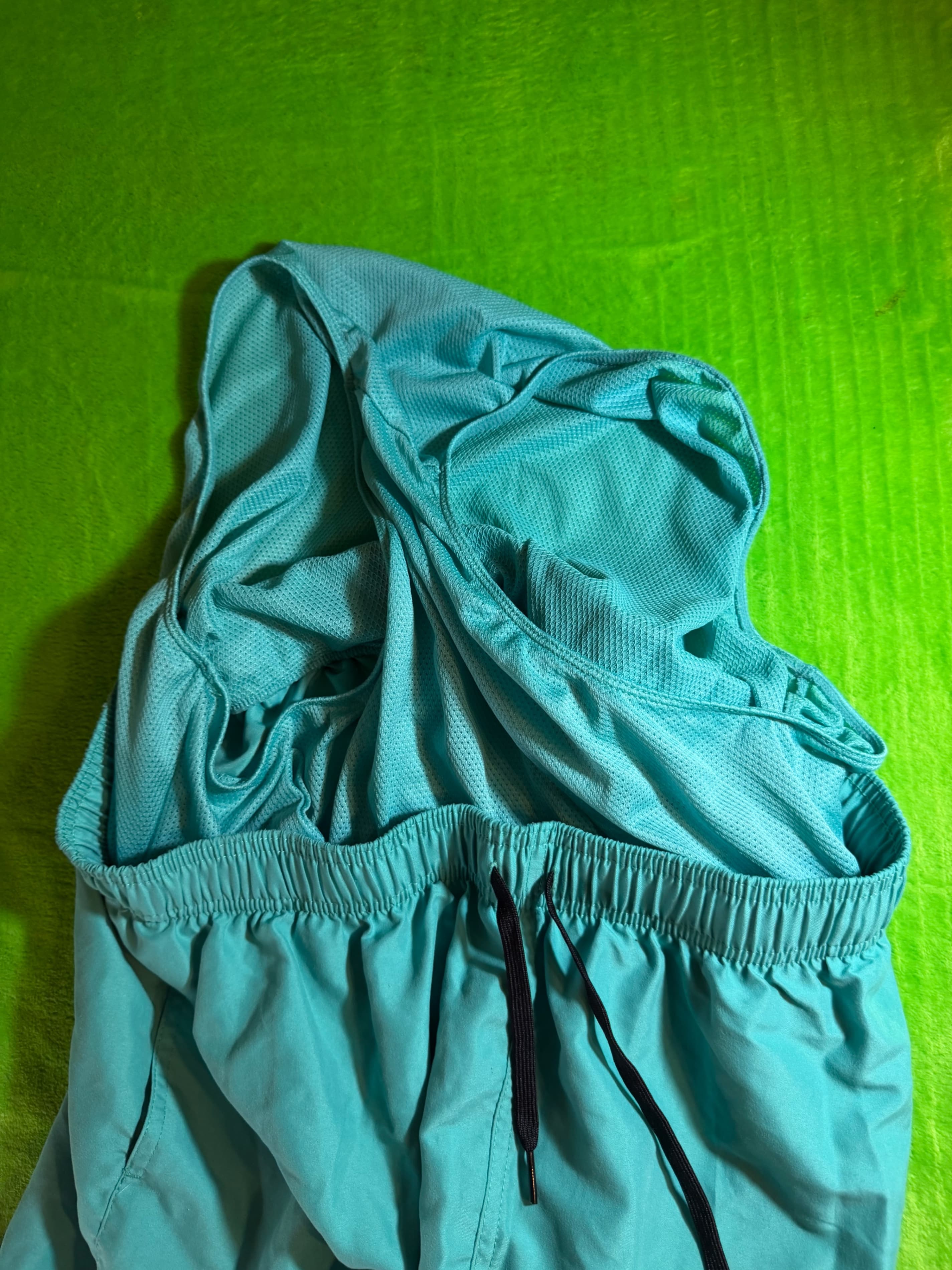 Nike Men's XXL Teal Swim Shorts with Logo - Thumbnail 5
