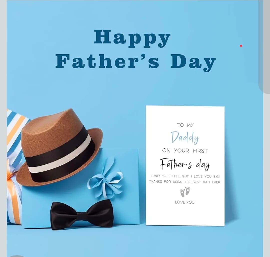 First Father's Day Card from Baby, 5.3 x 8 Inches - Thumbnail 6