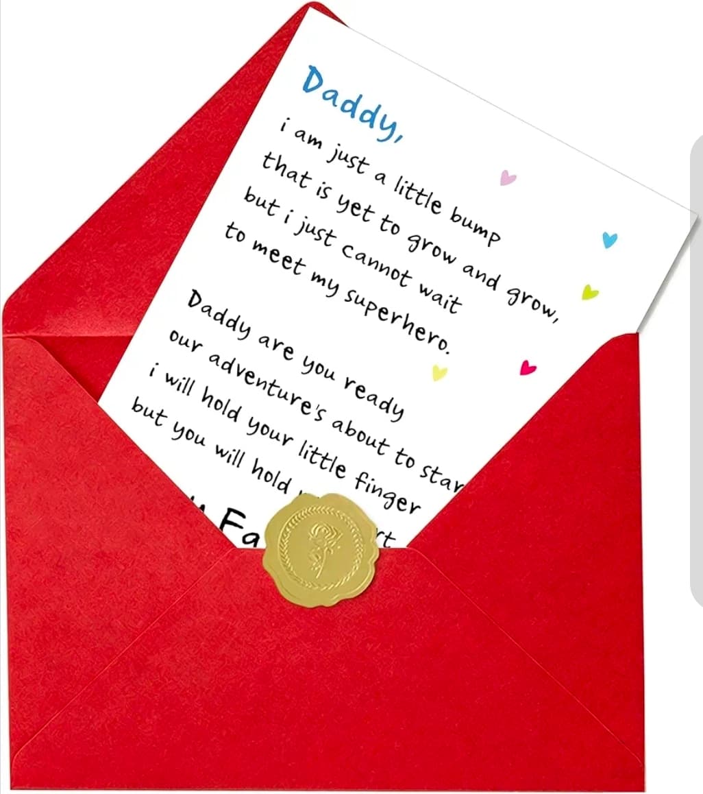 Father's Day Card from Bump with Red Envelope - Thumbnail 3