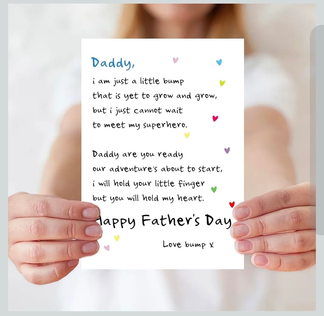Father's Day Card from Bump with Red Envelope - Thumbnail 4
