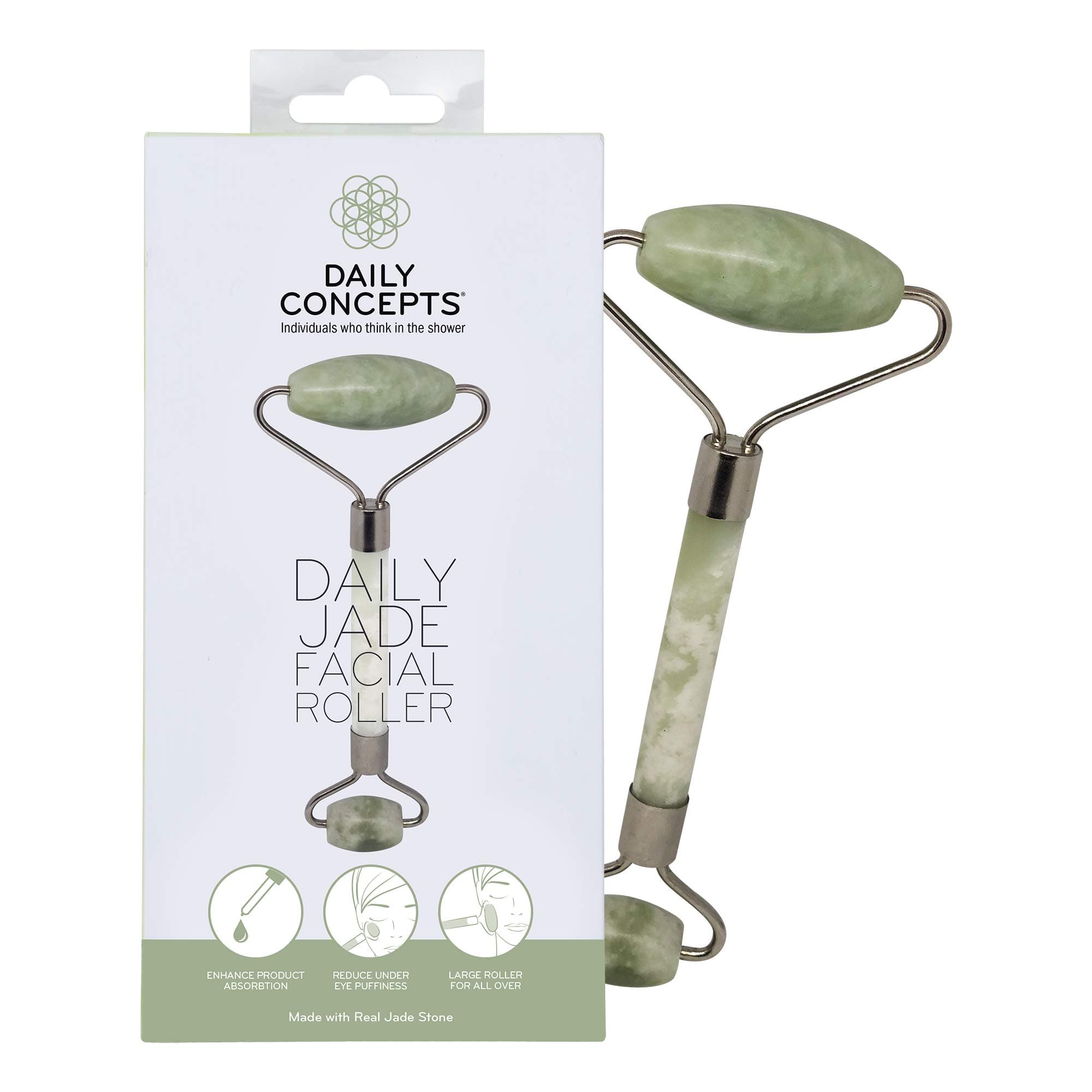 Daily Concepts Daily Concepts Jade Face Roller Set (Green) - 60ml - Thumbnail 3