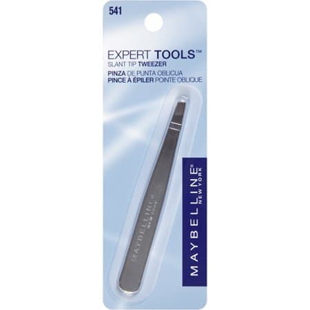 Maybelline Expert Tools Slant Tip Tweezer  Stainless Steel