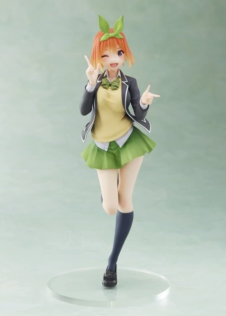 Taito The Quintessential Quintuplets Coreful Figure Nakano Yotsuba Uniform ver - Image 1